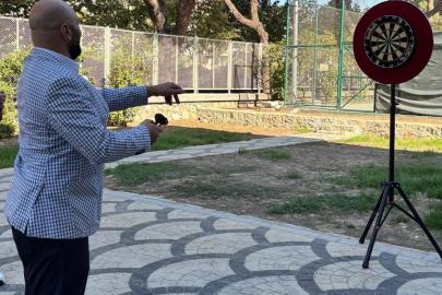 Salihli’de din görevlileri dart turnuvasında buluştu