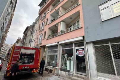 Samsun’da çatı yangını