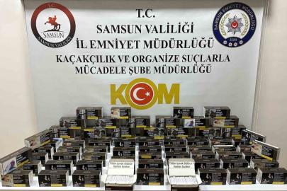 Samsun’da kaçak makaron operasyonu
