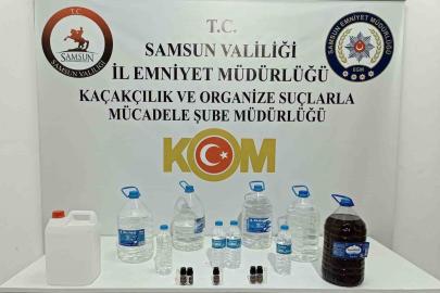 Samsun’da sahte içki operasyonu: 1 şahıs hakkında işlem başlatıldı
