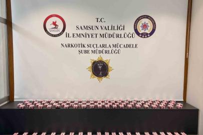 Samsun’da uyuşturucu operasyonu: 6 bin 170 sentetik ecza ele geçirildi