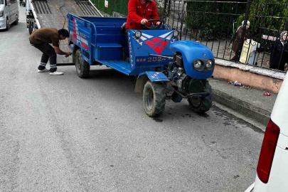 Sanayi içinde kuralsız park eden araçlar çekiliyor