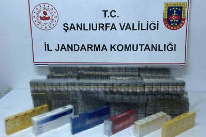 Şanlıurfa’da bin 960 paket kaçak sigara ele geçirildi