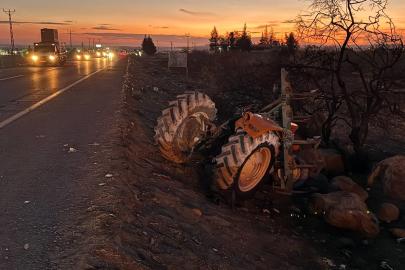 Şanlıurfa’da traktör devrildi: 2 ağır yaralı