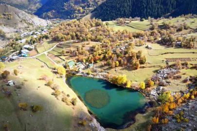 Şavşat’ın seyrine doyum olmayan sonbahar güzelliği