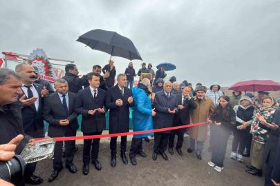 Seyir terasının açılışı yapıldı