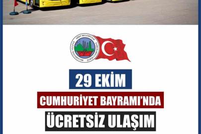 Siirt’te 29 Ekimde toplu taşıma ücretsiz