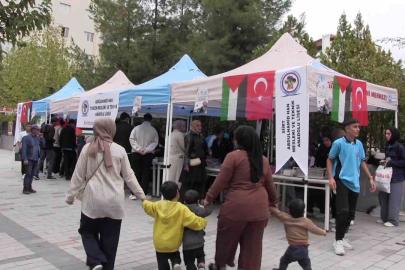 Siirt’te öğrencilerden Gazze yararına etkinlik