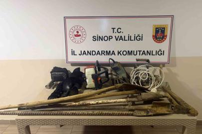Sinop’ta kaçak kazıya suçüstü: 8 kişi yakalandı