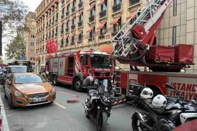 Şişli’de ısı yalıtımı sırasında çıkan yangın paniğe neden oldu