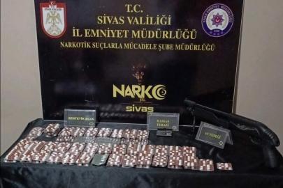 Sivas’ta 4 uyuşturucu taciri tutuklandı