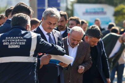 Söğütlü’de altyapı çalışmaları sürüyor