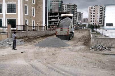 Söke yeni Hükümet Konağı çevresinde yol düzenleme çalışması