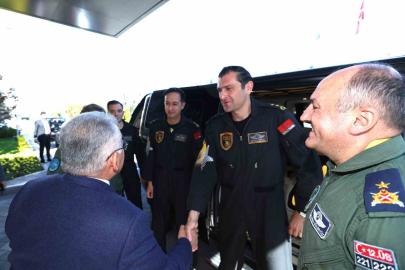 SOLOTÜRK’ten Başkan Büyükkılıç’a ziyaret