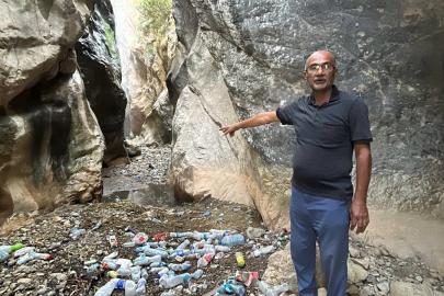 Son 65 yılın en kurak yılı kanyonu kuruttu
