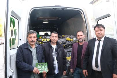 Sorgun’da 600 kilo atık yağdan 500 kilo mama elde edildi