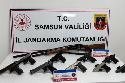 Sosyal medyada silahla havaya ateş ettikleri tespit edilen 10 kişi yakalandı