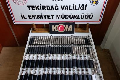 Tekirdağ’da kaçakçılığa geçit yok: 20 şüpheli hakkında işlem başlatıldı