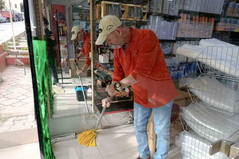 Tekirdağ’da su patlağı esnafı mağdur etti