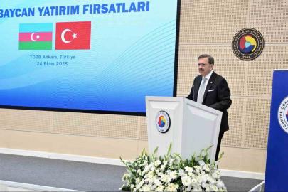 TOBB Başkanı Hisarcıklıoğlu: "Azerbaycan yaklaşık 17 milyar dolarlık yatırım hacmiyle Türk yatırımlarının en yoğun olduğu ülke"