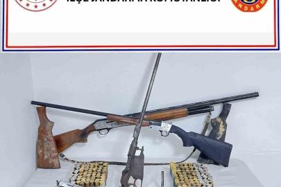 Torna atölyesinde silah tamiri ve satışı yapan şahıs operasyon sonucu yakalandı