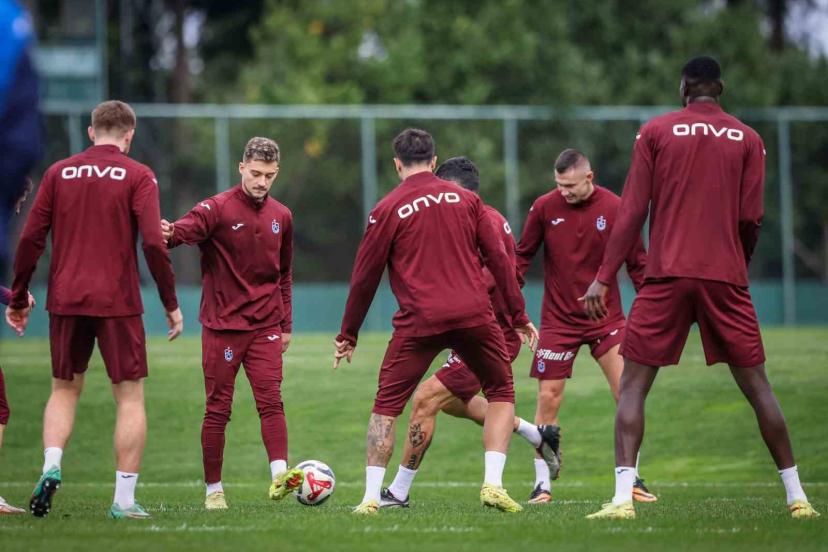 Trabzonspor, Galatasaray maçı hazırlıklarını sürdürdü