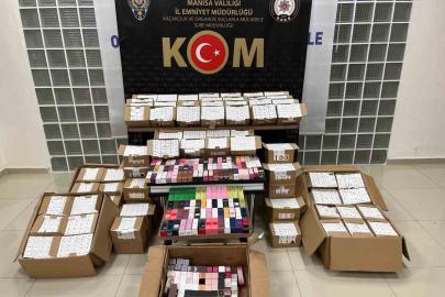 Turgutlu’da kaçak parfüm sevkiyatı polisin dikkatiyle engellendi