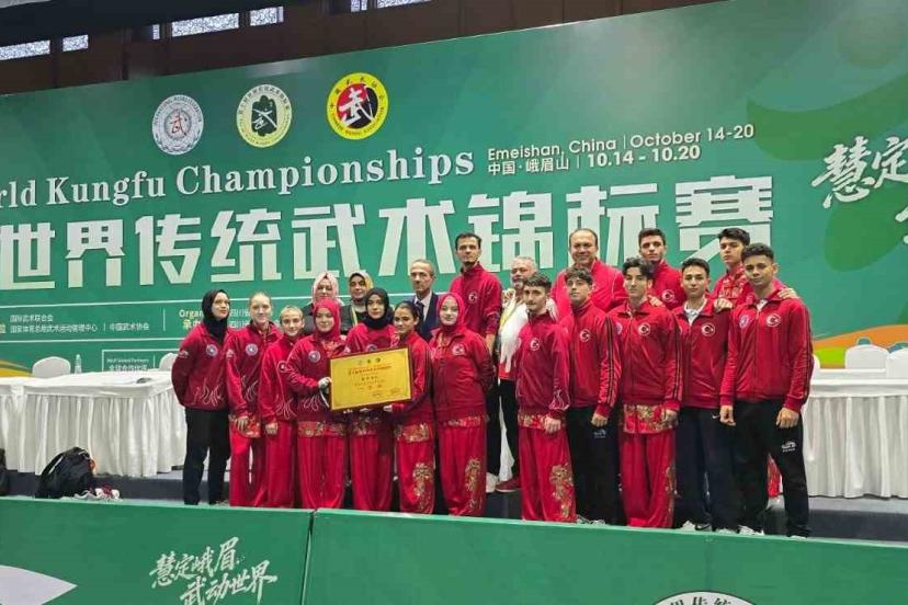 Türkiye Wushu Milli Takımı dünya şampiyonu oldu