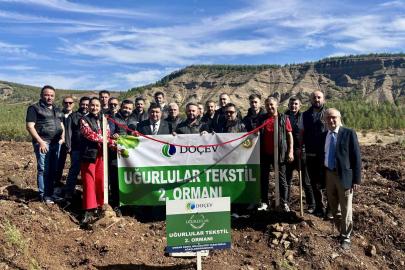 Uğurlular Tekstil 2000 fidanlık 2. Uğurlular Ormanı ile geleceğe nefes verdi
