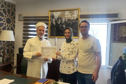 Ukraynalı Khrystyna Bodrum’da müslüman oldu