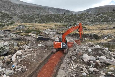 Uludağ’ın içme suyu hattı yenilendi