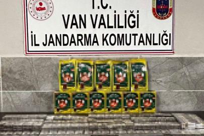 Van’da bin 460 paket kaçak sigara ele geçirildi