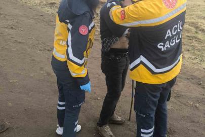 Yanına yıldırım düşen şahıs yaralandı