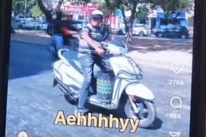 Yayalara korku dolu anlar yaşattı, paylaşım yapınca yakalandı