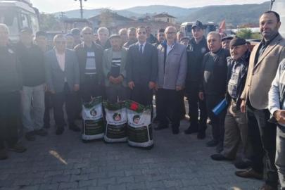 Yenipazar’da üreticilere tohum desteği sağlandı
