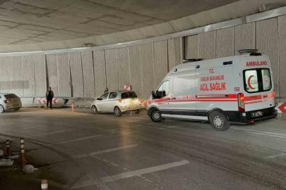 Yeşilkent alt geçidinde yine kaza: 1 yaralı