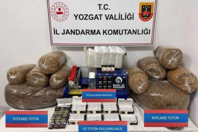 Yozgat’ta 10 bin 600 adet kaçak makaron ele geçirildi