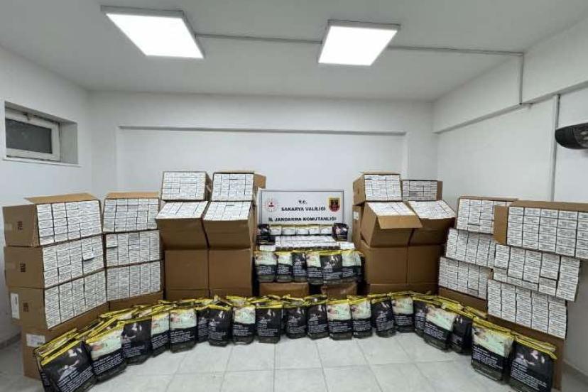 1 milyon liralık kaçak tütün operasyonu: 1 gözaltı