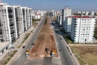 60 bin metrekarelik alanda peyzaj çalışması