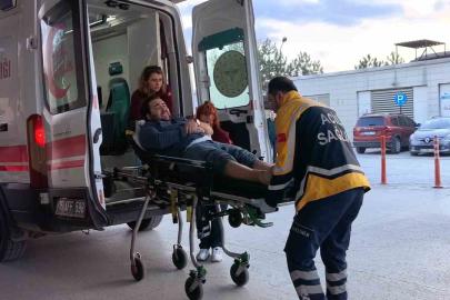 600 kiloluk demir silindirin altında kaldı