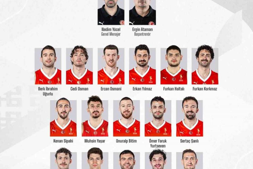 A Milli Erkek Basketbol Takımı’nın aday kadrosu belli oldu