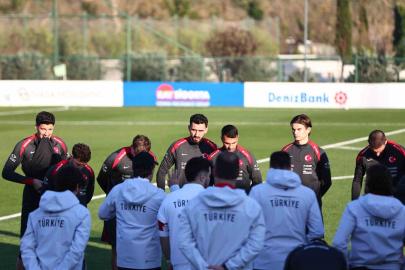 A Milli Futbol Takımı, İspanya maçı hazırlıklarına başladı