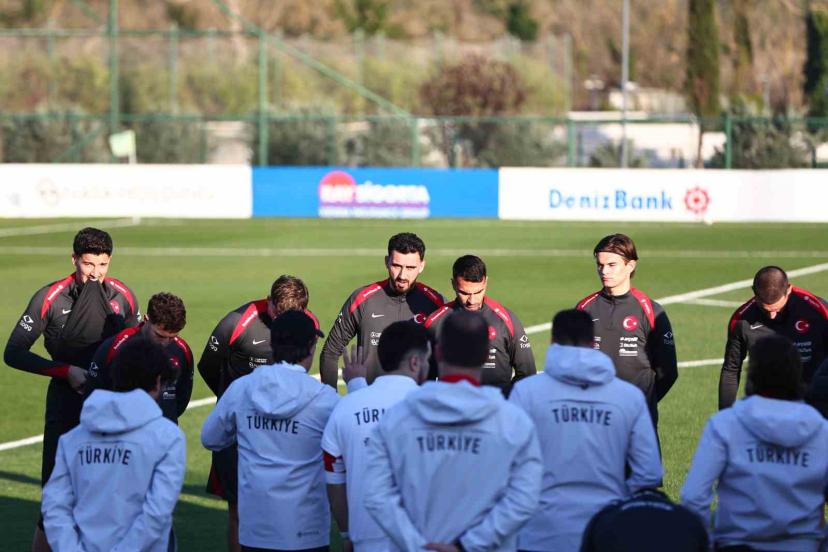 A Milli Futbol Takımı, İspanya maçı hazırlıklarına başladı