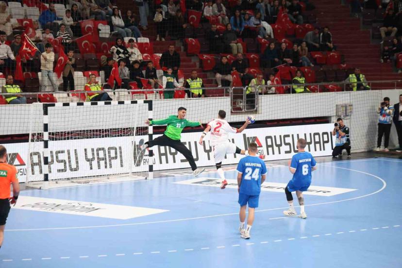 A Milli Hentbol Erkek Milli Takımı, Güney Kıbrıs Rum Kesimi’ni yenerek ikinci tura yükseldi