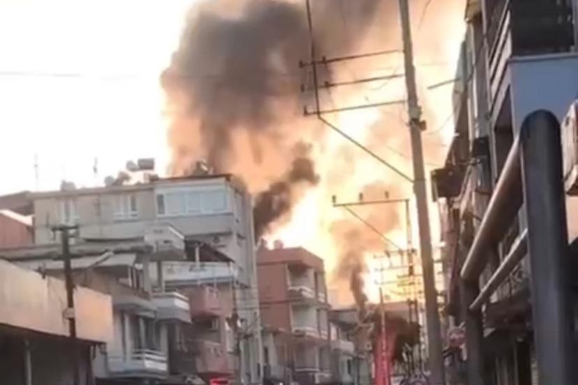 Adana’da tekstil atölyesinde yangın