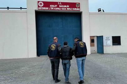 Adıyaman 13 yıl hapis cezası bulunan şahıs yakalandı