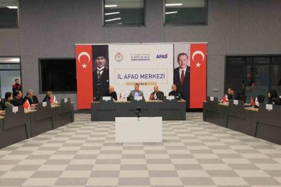AFAD Koordinasyon toplantısı Vali Akbıyık başkanlığında yapıldı