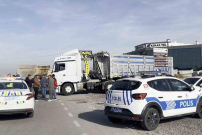 Aksaray’da iki tır çarpıştı: 1 yaralı