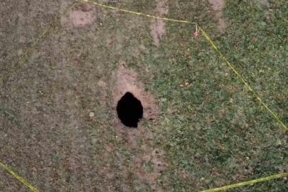 Aksaray’da pancar tarlasında obruk oluştu