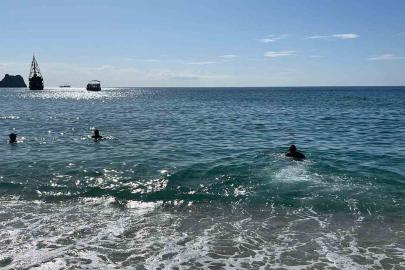 Alanya’da Kasım ayında deniz keyfi